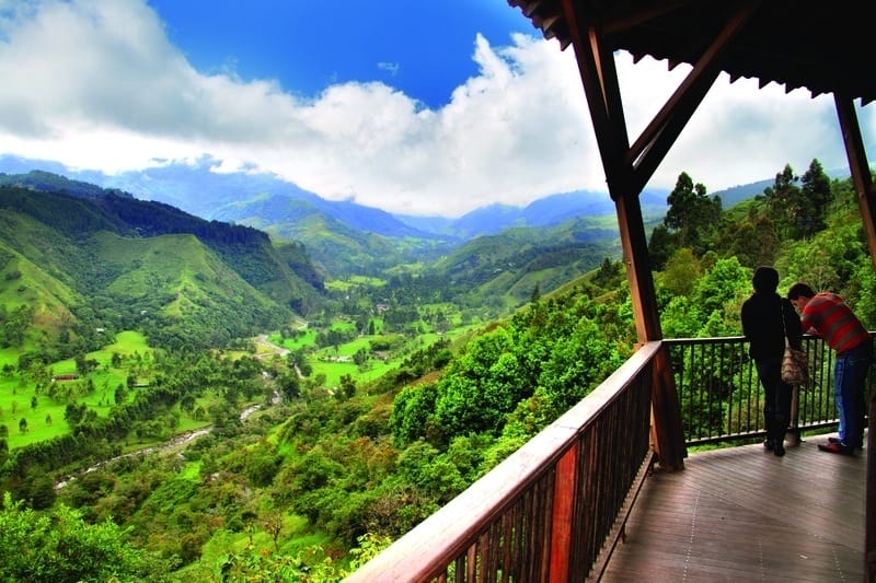 Viewpoint of Salento, Quindío