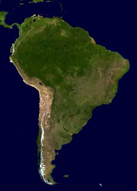 south america, continent, land