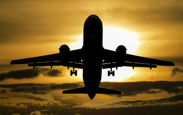 aircraft, sunset, silhouette, ciudad de panamá, vuelos