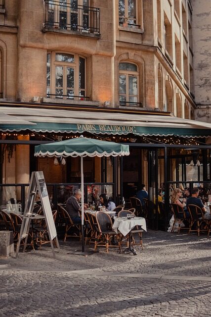 restaurant, paris, france, café especialidad