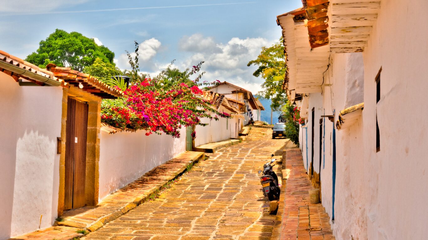 foto de uno de pueblos de colombia