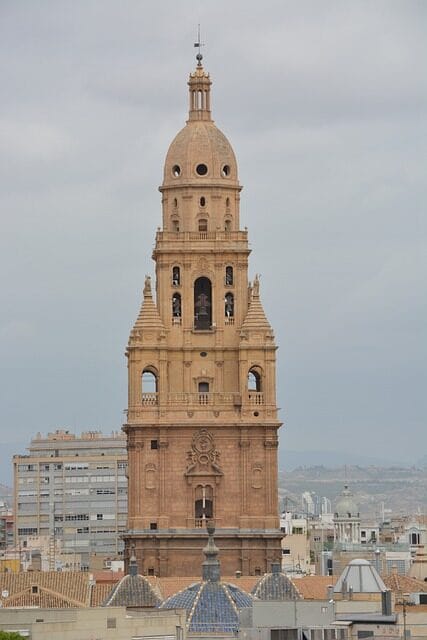 cathedral, murcia, tower cathedral