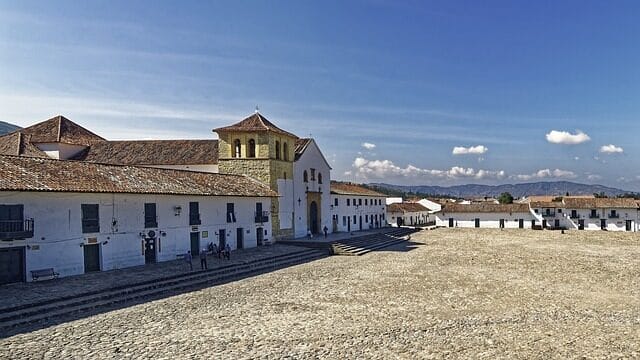 plaza principal de Villa de Leyva 