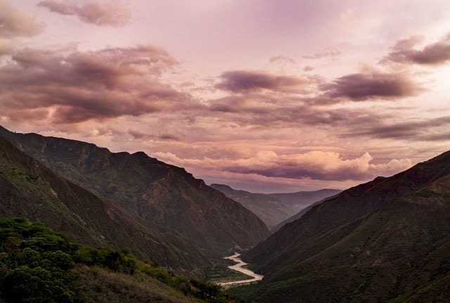 canyon, santander, river