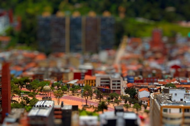 street, miniature, bogota