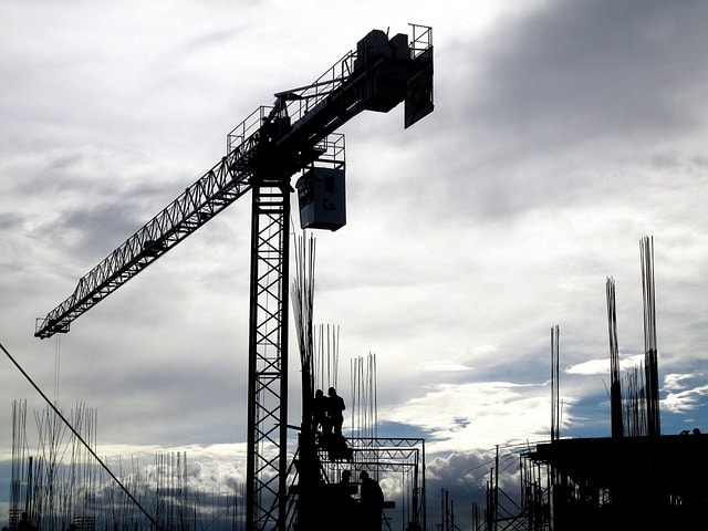 buildings, cranes, bogota