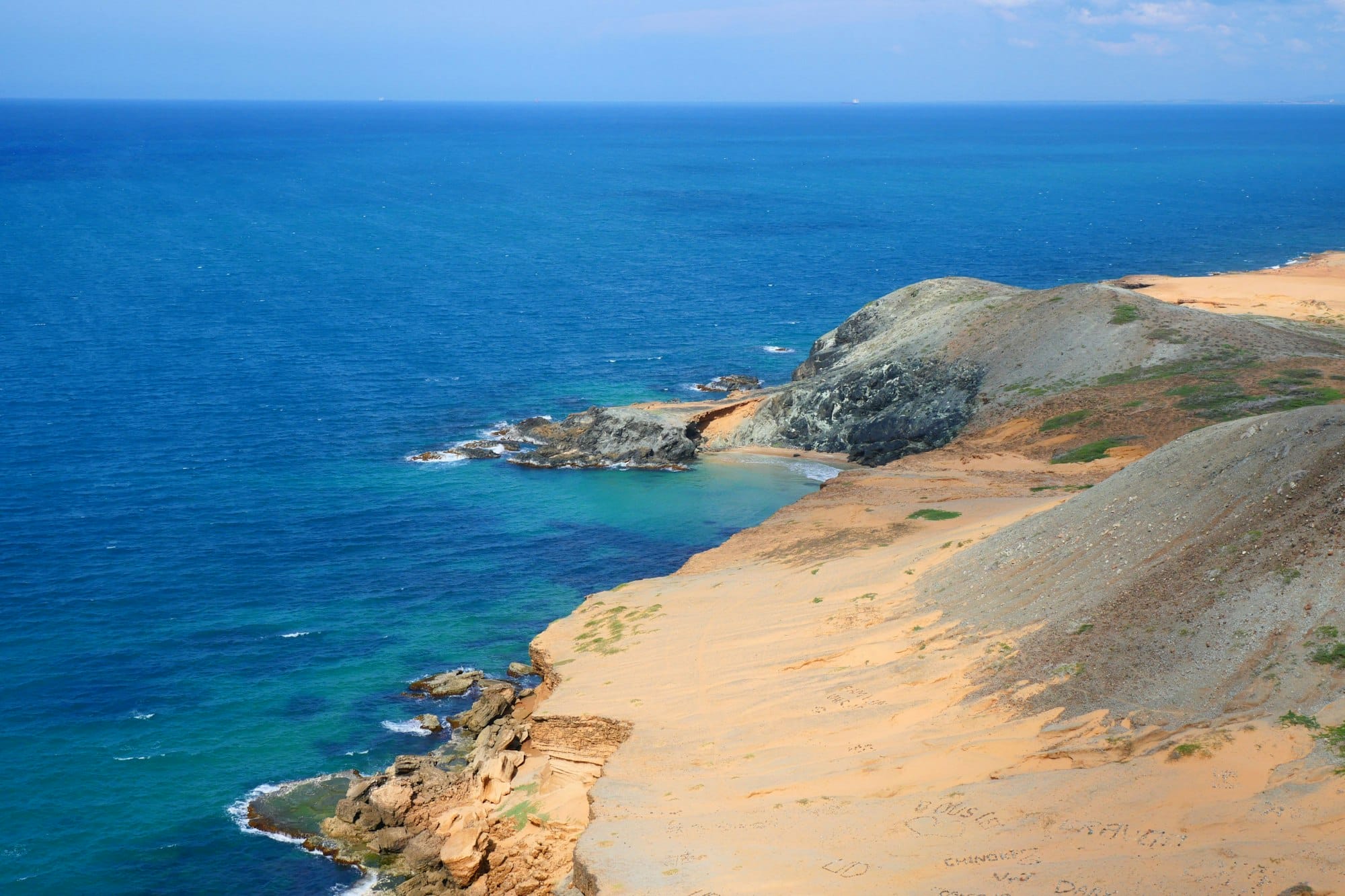 Desert and beach in La Guajira