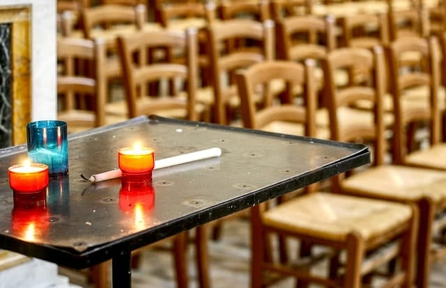 mass, candle, offering