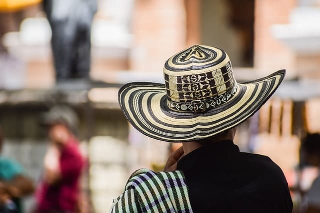 hat, head, colombia