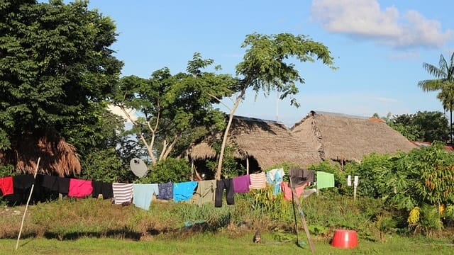 puerto inirida, colombia, clothes lying