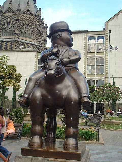 medellín, colombia, botero