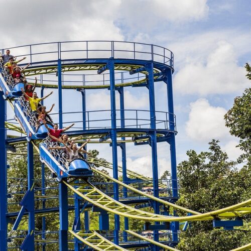 lugares turísticos de colombia - parque nacional del café - Montana Rusa Parque del Cafe - época precolombina